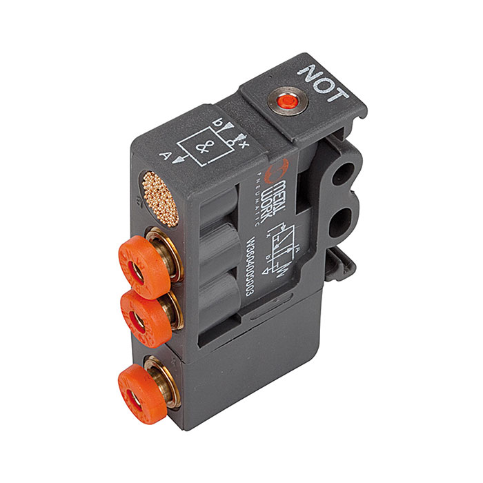 RIEGLER Pneumatic logic elements, NOT, Techno-polymer, DN 2.7