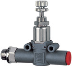 RIEGLER Pressure regulator »lineonline«, G 1/8 (inlet), hose Ø 6 (outlet)