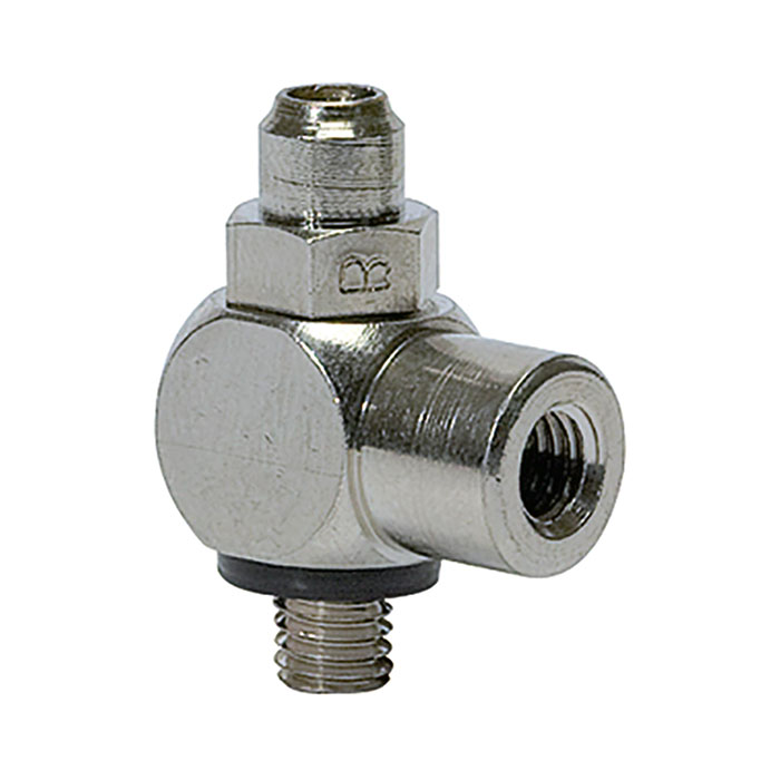 RIEGLER Throttle valve, both directions throttling (B) G 1/8 IT, G 1/8