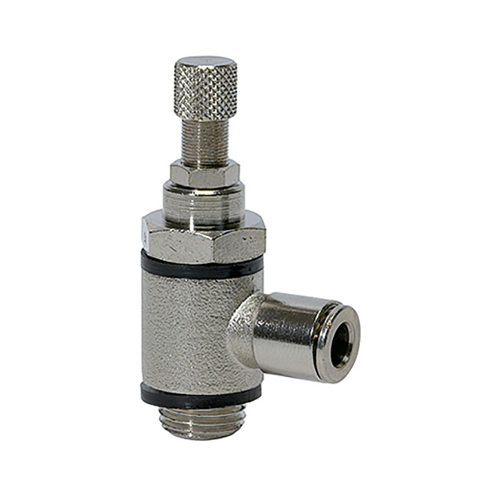 RIEGLER Throttle valve, both directions throttling (B) push-in connector