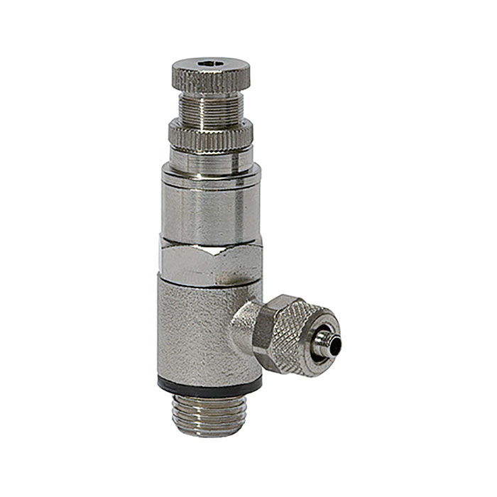 RIEGLER Compact pressure regulator, Quick connector for hose 6/4, G 1/8