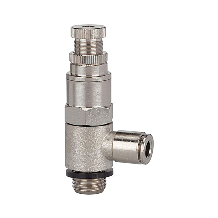 RIEGLER Compact pressure regulator, Push-in connector for hose 6, G 1/8