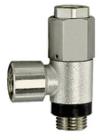 RIEGLER Pneumatically piloted stop valve, G 1/4, G 1/4 i., G 1/8
