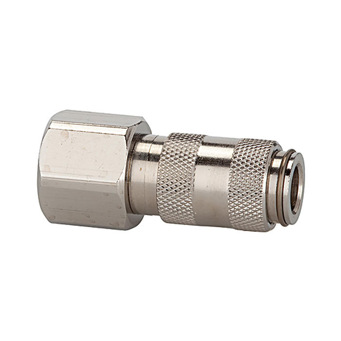RIEGLER Quick-connect coupling I.D. 2.7, nickel-plated brass, M5 IT
