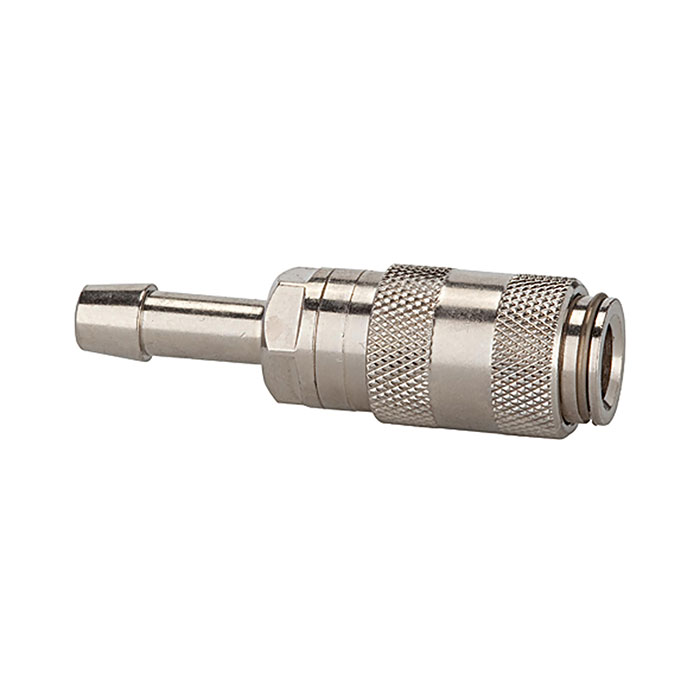 RIEGLER Quick-connect coupl. I.D. 2.7, nickel-plated brass, Sleeve I.D. 4