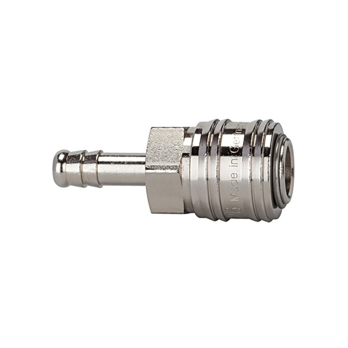 RIEGLER Quick-connect coupl. I.D. 7.2, nickel-plated brass, Sleeve I.D. 8