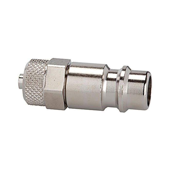 RIEGLER Nipple for coupl. I.D. 7.2 - 7.8, nickel-pl. brass, for hose 6x4