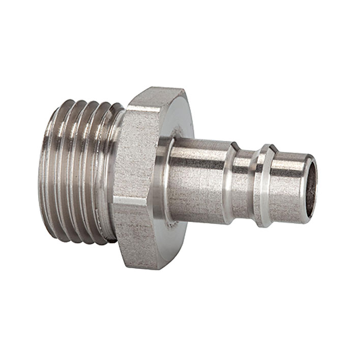 RIEGLER Nipple for I.D. 7.2 - 7.8, Stainless steel 1.4305, G 3/8 ET