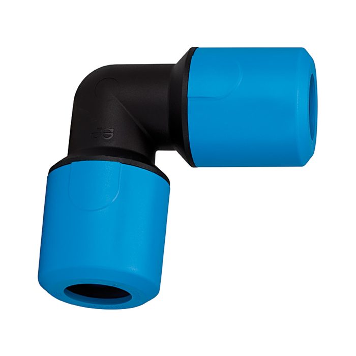 RIEGLER Angle connector PP, for hose exterior Ø 32 mm