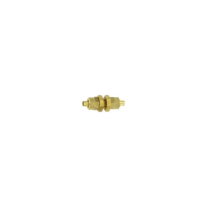 RIEGLER Bulkhead fitting, M12x1, for hose 8/6 mm, AF 17, Brass