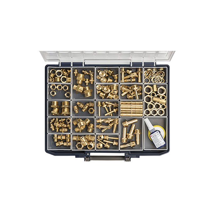 RIEGLER Assortment box brass rotating parts