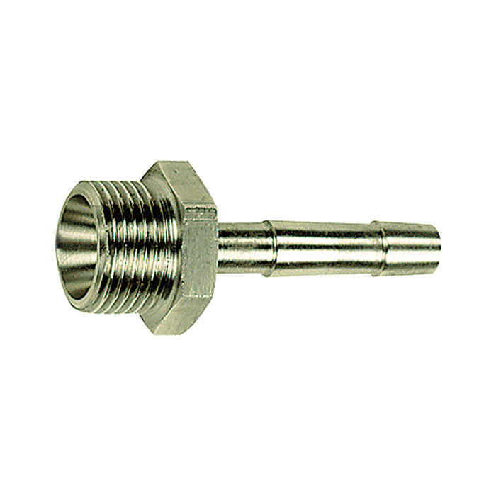 RIEGLER Screw-in hose connector, G 1/8 o., for hose I.D. 9 mm, AF 14