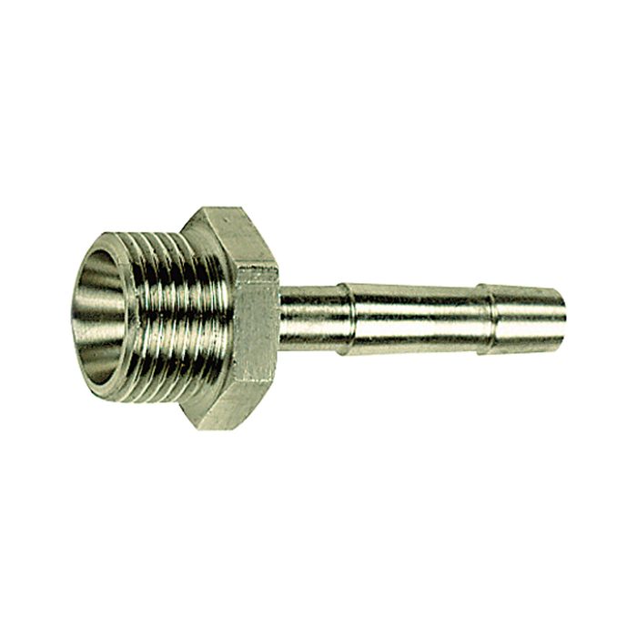 RIEGLER Einschraubschlauchtülle, G 1/8 a., für Schlauch LW 9, MS vern.