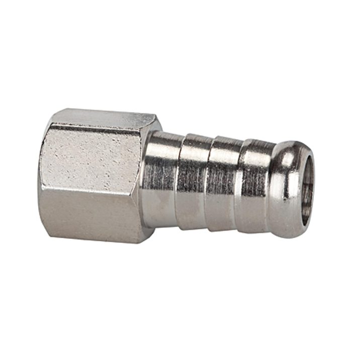 RIEGLER Aufschraubschlauchtülle, G 1/8 i., für Schlauch LW 10, MS vern.