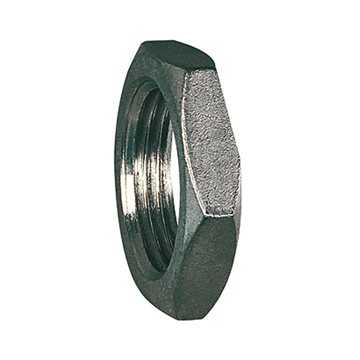 RIEGLER Hexagonal counter nut, G 1/8, AF 14, Stainless steel 1.4408