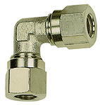 RIEGLER Angled fitting, Pipe exterior Ø 8 mm, nickel-plated brass
