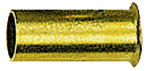 RIEGLER Amplification sleeve, Pipe exterior Ø 18/14, Bright brass