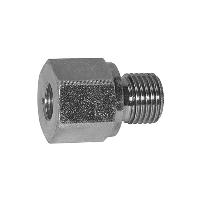 RIEGLER Long reducer, G 1/2 o., G 3/8 i., AF1 27, galvanised steel