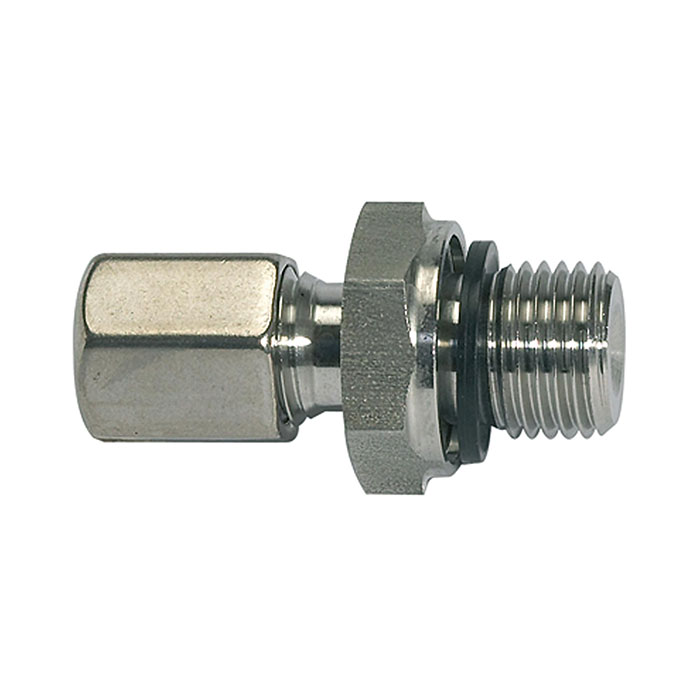RIEGLER Straight screw-in fitting, G 1/8, Pipe exterior Ø 6