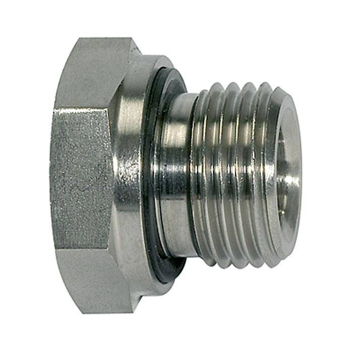 RIEGLER Kurze Wechselreduzierung, Weichdicht., G 1 a., G 1/2i., ES 1.4571