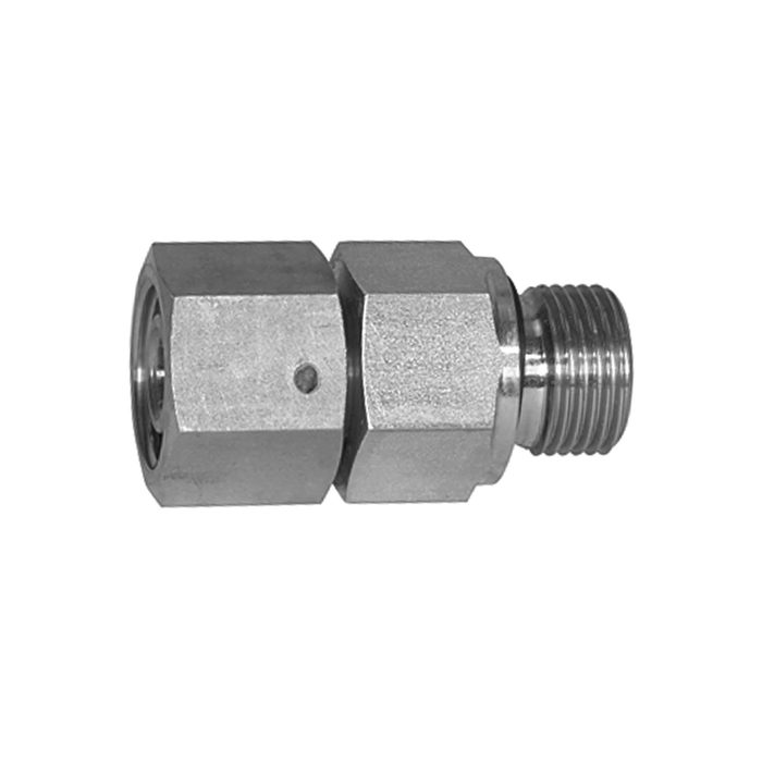 RIEGLER Einstellbare gerade Einschraubverschr. Dichtkegel, G 1/4, ES Ø8mm