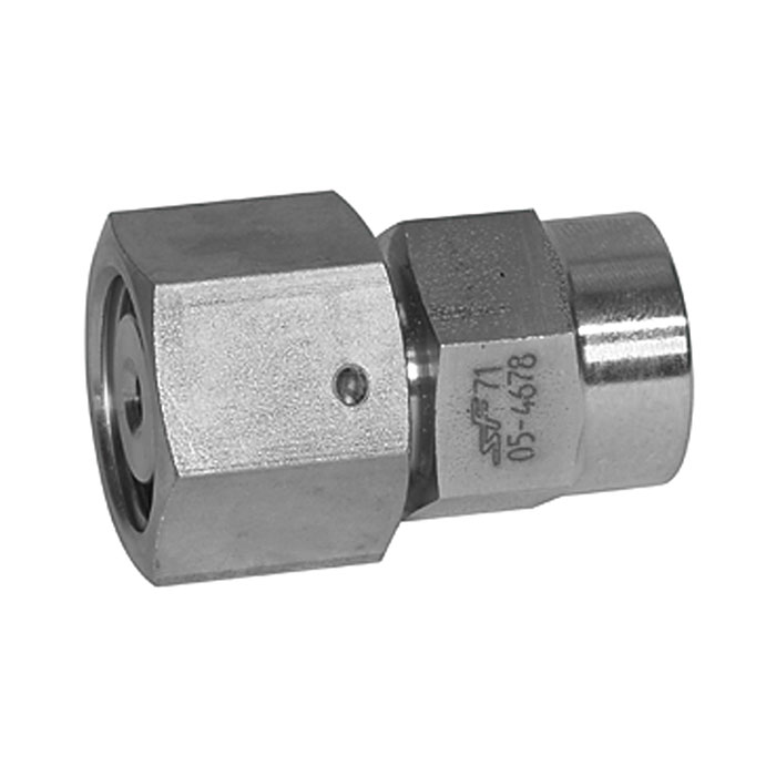 RIEGLER Mano-Anschlussverschraubung, Dichtkegel, G1/4 i., ES 1.4571 Ø10mm