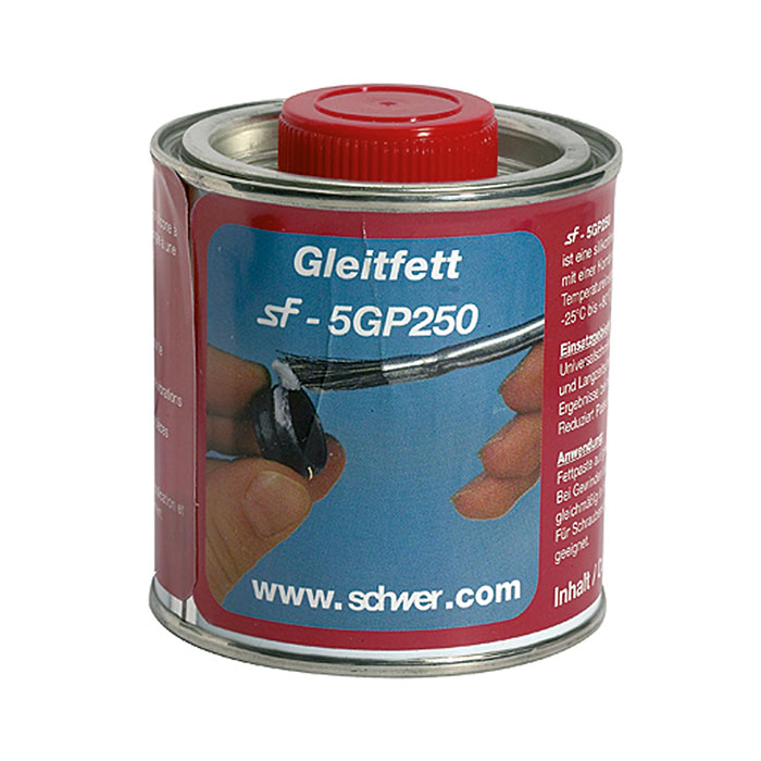 RIEGLER Lubricant, for mounting cutting ring fittings, Can 250 g