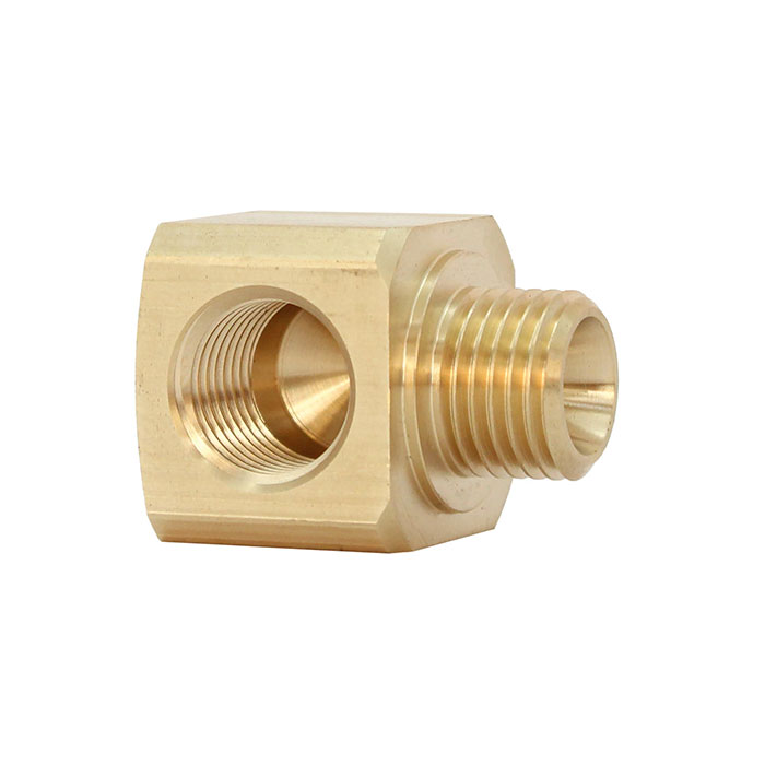 RIEGLER L screw-in distributor, M5, AF 9, Brass