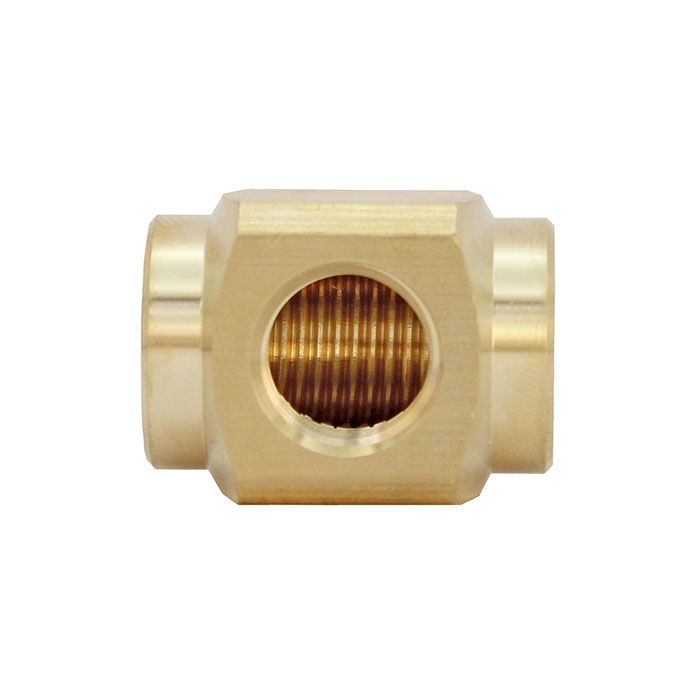 RIEGLER T-distributor, G 1/4, AF 22, Brass