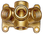 RIEGLER Distributor (for wall mounting), 5 connections G 1/2