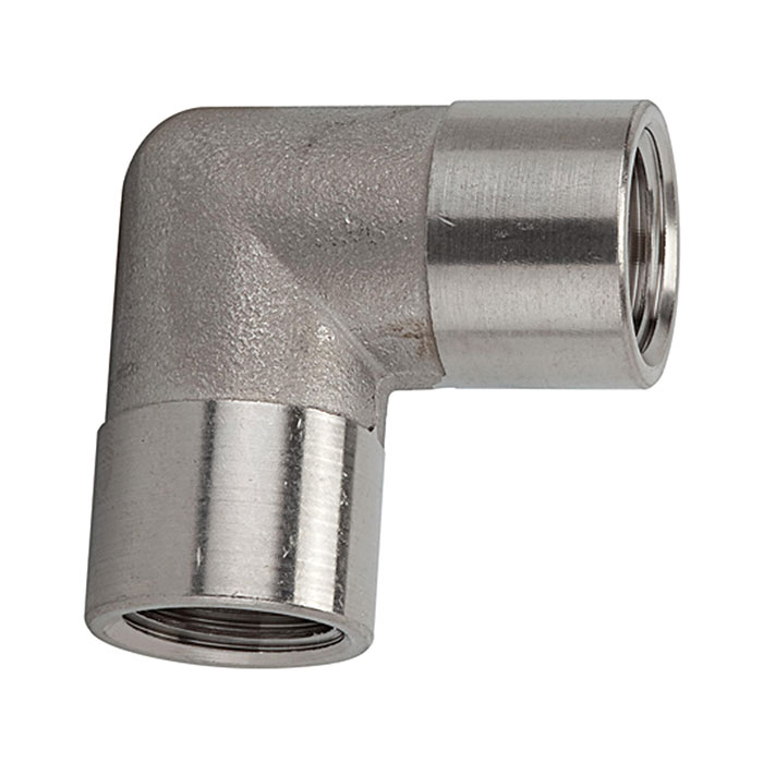 RIEGLER Angled piece, interior/interior, G 1/4, Stainless steel 1.4404