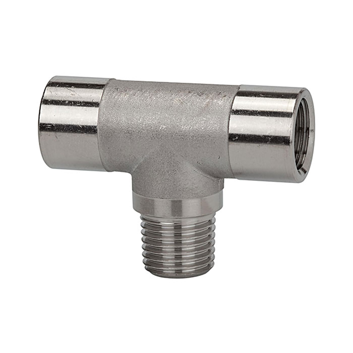 RIEGLER T-piece, interior / exterior / interior, G/R 1/4, Stainless steel