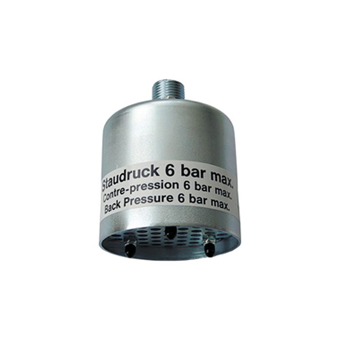 RIEGLER High performance silencer, G 2, Supply pressure max. 6 bar