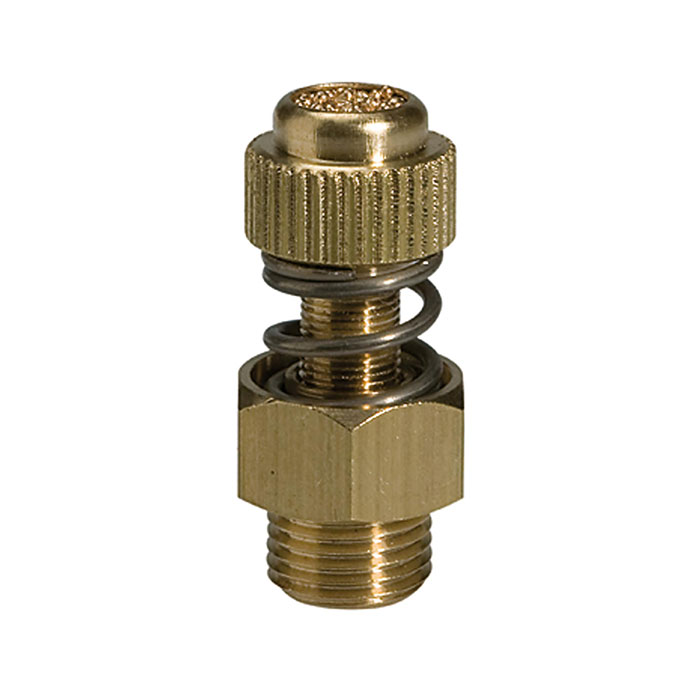 RIEGLER Silencer with spring setting, G 1, AF 36