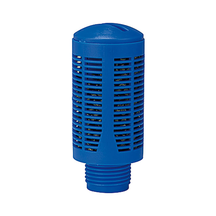 RIEGLER Plastic silencer with granulate filling, G 3/4