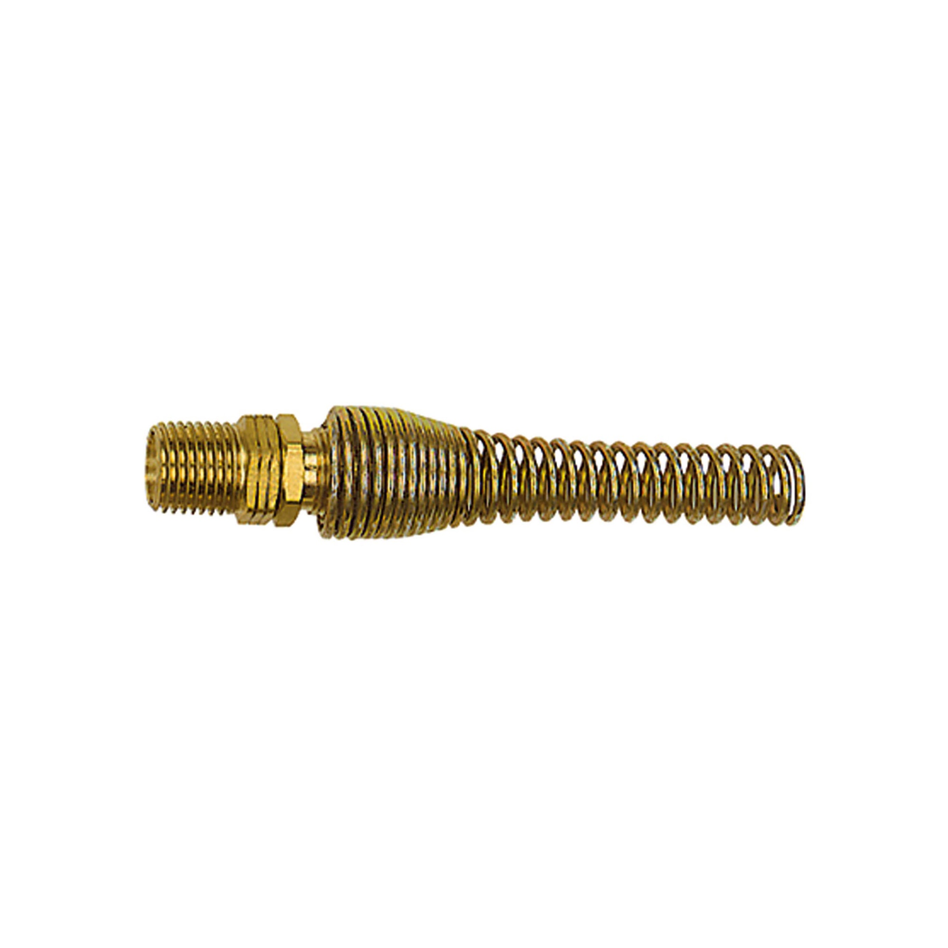 RIEGLER Rotating fitting, kink protection spring, R 1/8, Hose Ø 4.7x3.1