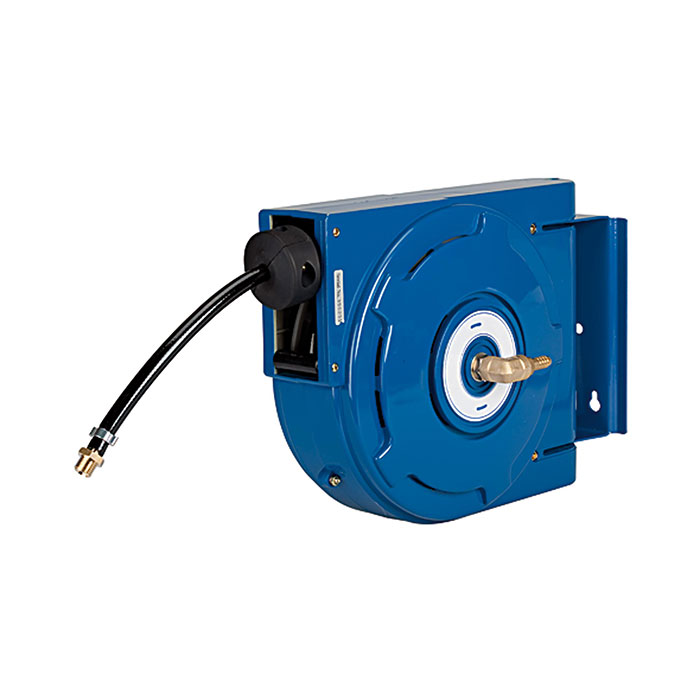 RIEGLER Hose reel for compact design, PU hose ø 12x8, G 1/4, 7 m