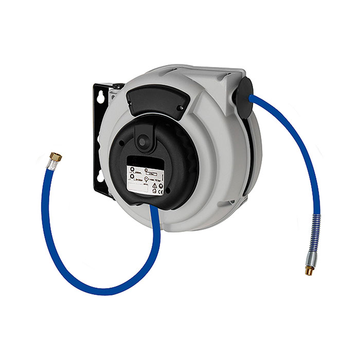 RIEGLER Hose reel, PU hose Ø 12x8, G 1/4, Hose length 9 m
