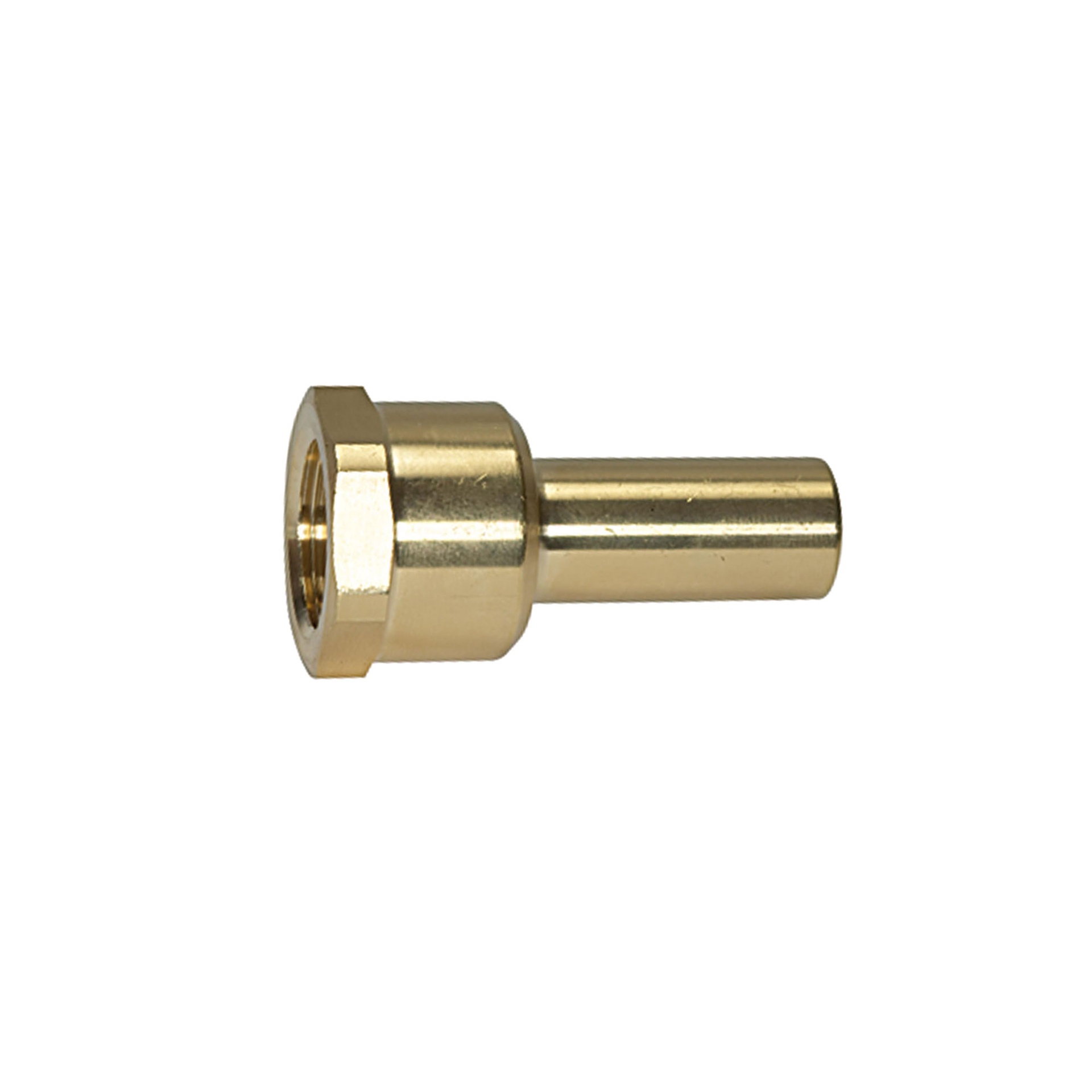 RIEGLER Aufschraubstutzen MS, IG 3/4 BSP, f. Rohr Außen-ø 22 mm