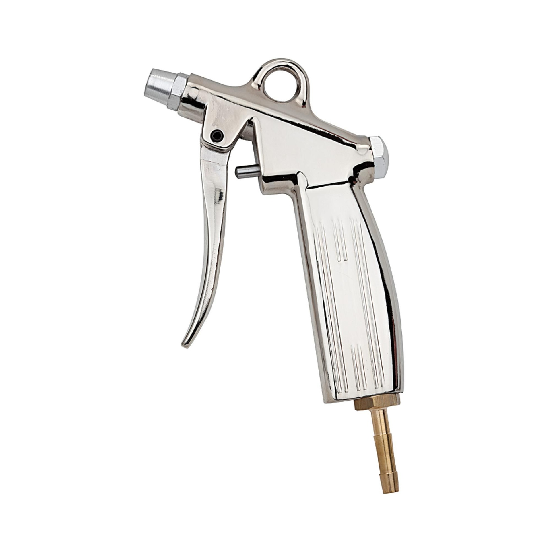 RIEGLER Blaspistole, Dämpferdüse, Alu-Druckguss vernickelt, Tülle LW 6