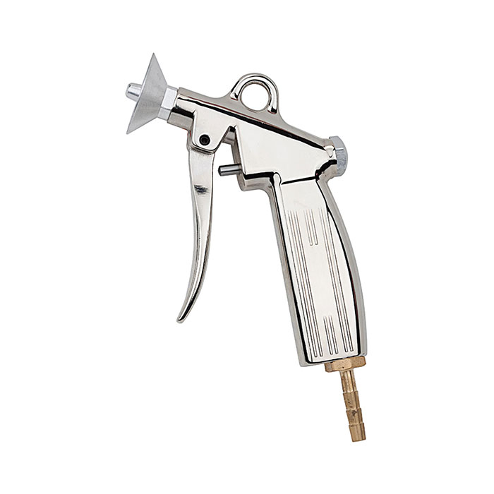 RIEGLER Blaspistole, Schutzschild, Alu-Druckguss vernickelt, Tülle LW 6