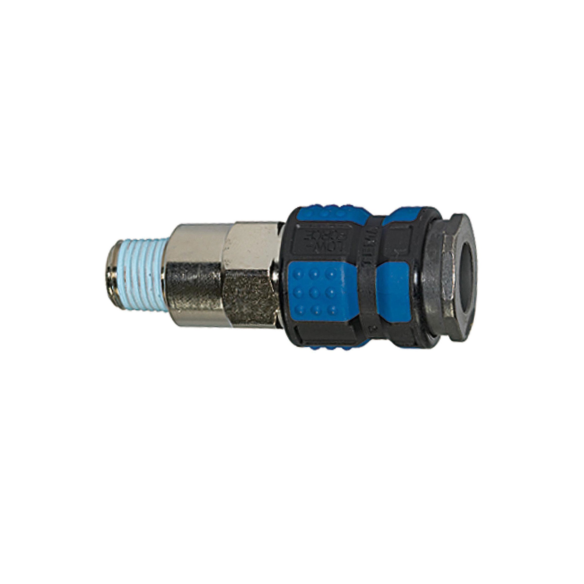RIEGLER Quick-connect coupling I.D. 7.8, High flow rate, R 1/4 ET
