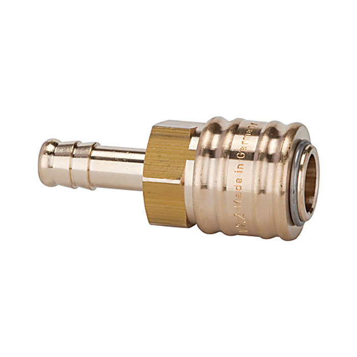 RIEGLER Quick-connect coupling I.D. 7.2, locking on both sides, I.D. 9