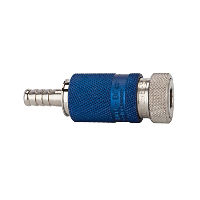 RIEGLER Safety coupling I.D. 7.8, Bi-Tec type, nickel-pl. brass, I.D. 10