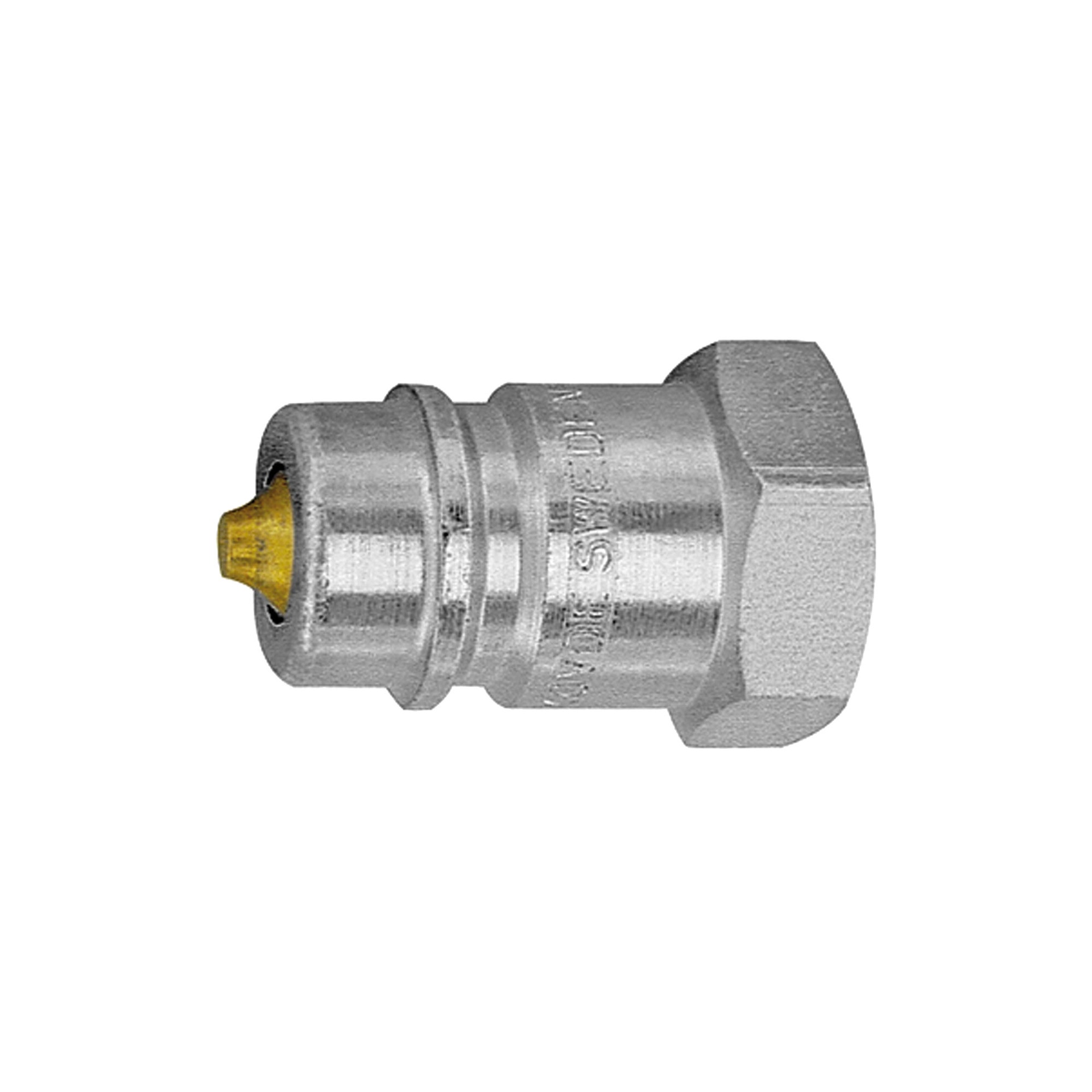 RIEGLER Plug nipple with pressure eliminator, Series A, I.D. 13