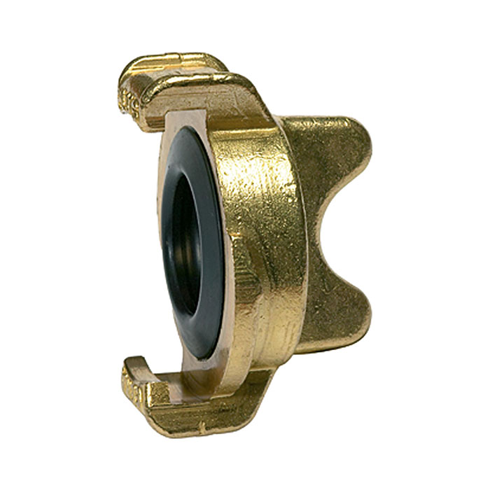 RIEGLER GEKA blind coupling, bright brass