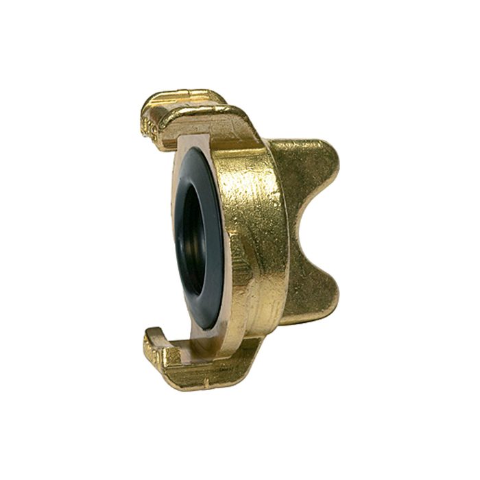 RIEGLER GEKA blind coupling, bright brass
