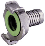 RIEGLER GEKA hose piece, rigid, Stainless steel, I.D. 19