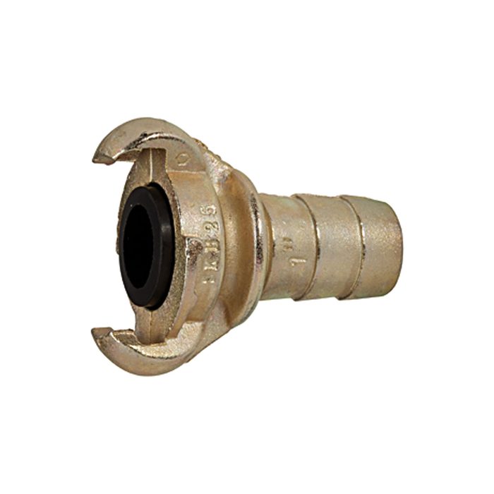 RIEGLER Jaw coupling with hose connection, I.D. 19 (3/4"), safety collar