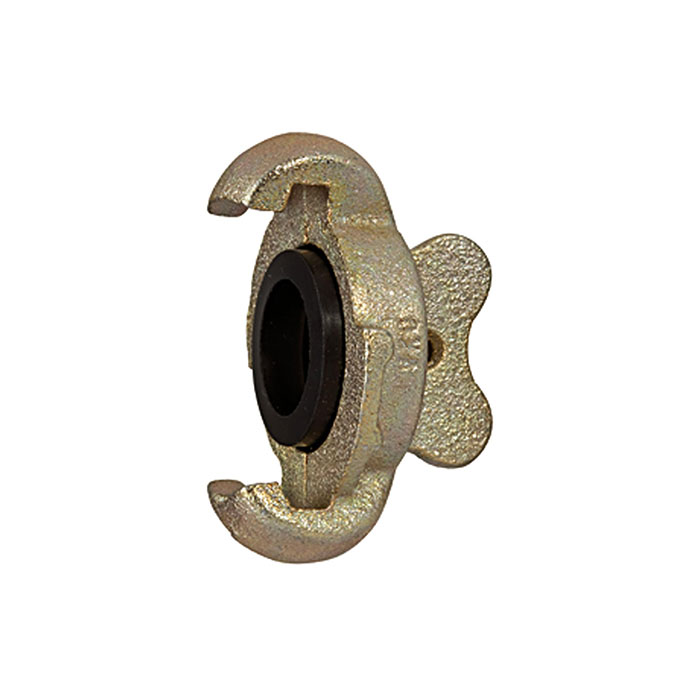 RIEGLER Blind coupling, Malleable cast iron, galvanised/yellow passivated